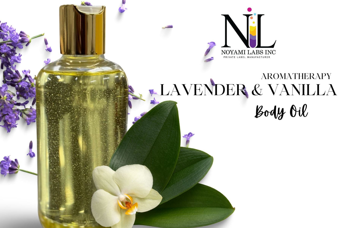 Aromatherapy Body Oil Lavender & Vanilla (Calming)